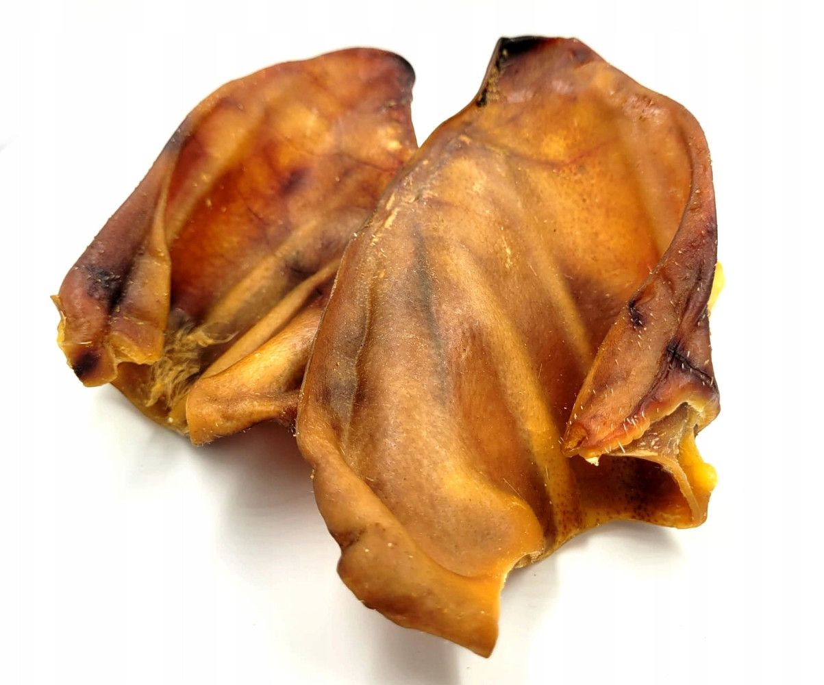 Ucho wieprzowe miodowe dla psa, świńskie uszy dla szczeniaka