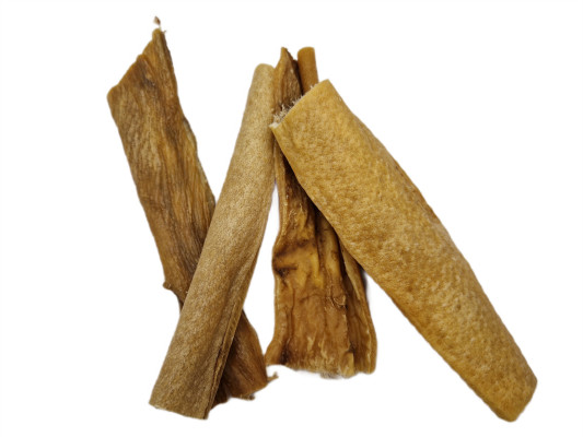 Naturalny gryzak przysmak dla psa Skóra z dzika naturalna 30 cm 1szt.