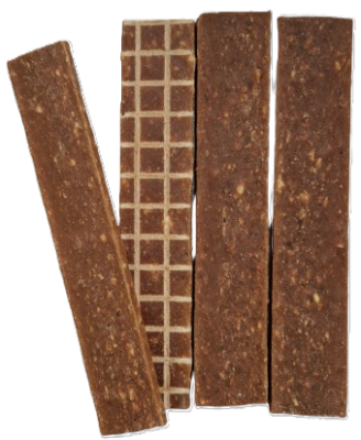 PRZYSMAKI DLA PSA NATURALNE PASKI MIĘSNE WOŁOWINA-DRÓB HARDER BROWNIE 200G